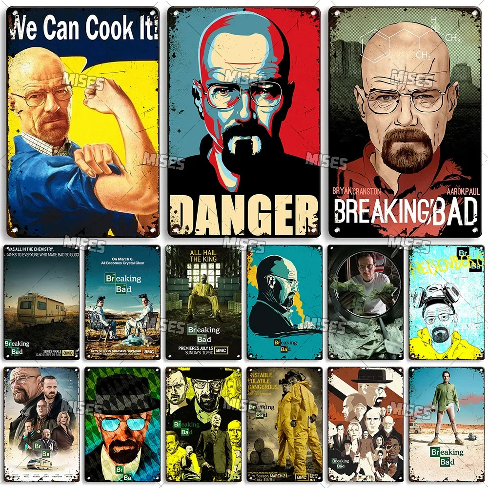 Home Improvement Tv Show - Breaking Bad Classic TV Metal Plate
