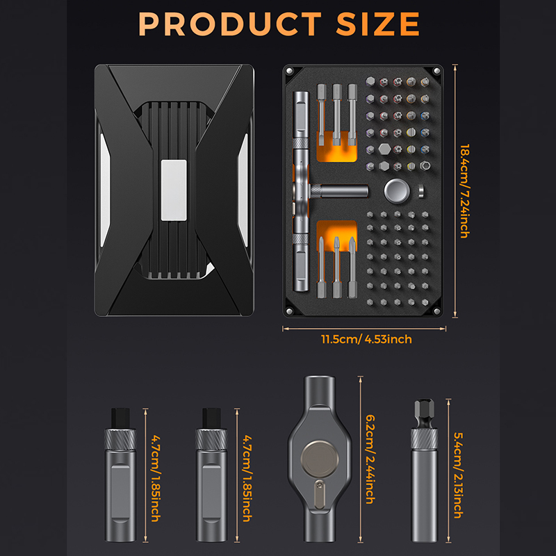 Home Improvement Ending - 74-in-1 T-Handle Ratchet Screwdriver Set Tool