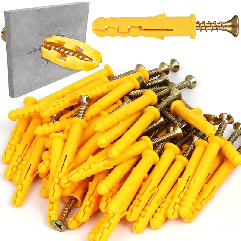 Drywall Anchor Screw - Plastic Screws & Bolts Kit Expansion