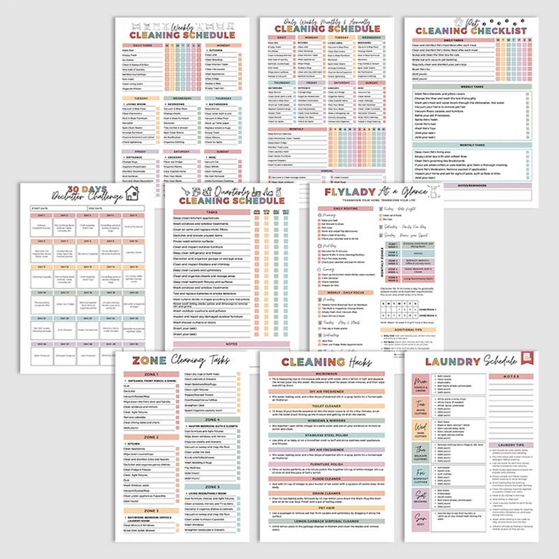 Household Cleaning Schedule Cl - огляд і ціна Home Improvement Books