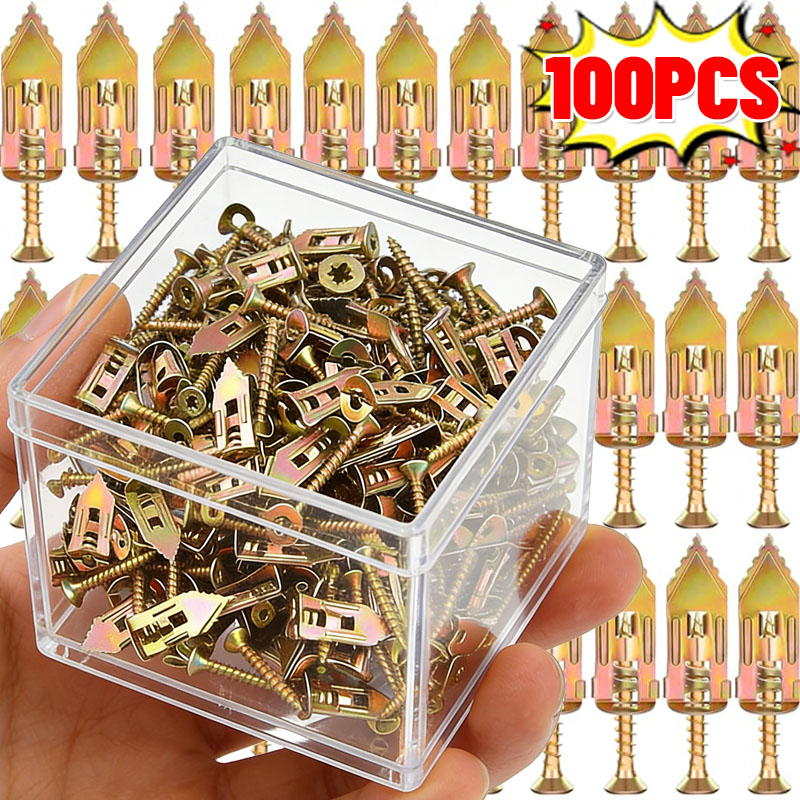 100/10pcs Self Drilling Drywal - огляд і ціна Drywall Anchor Screw