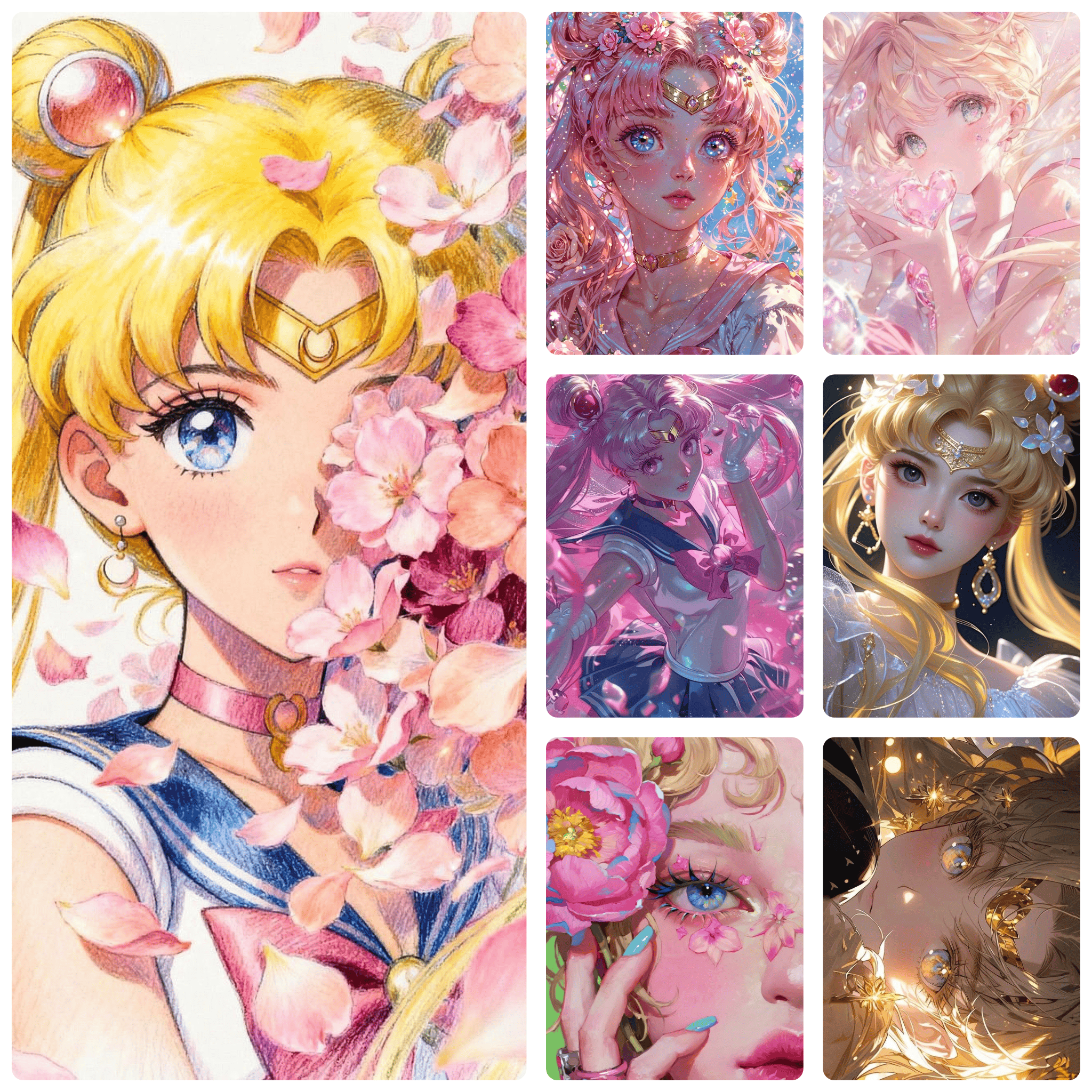 Kawaii Sailor Moon Oil Paintin - огляд і ціна Home Improvement Tv Show