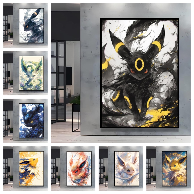 Pokemon Eevee Series Wall Art  - огляд і ціна Home Improvement Tv Show