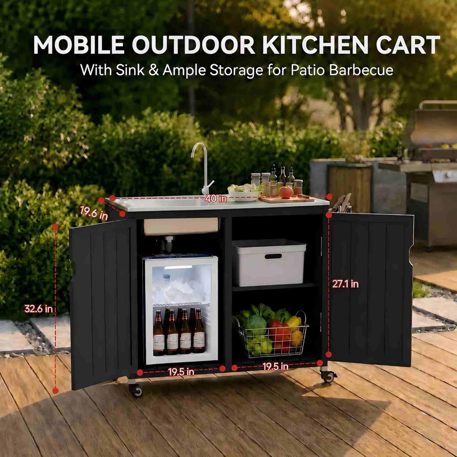 Outdoor Kitchen Island with 30 - огляд і ціна Home Improvement K&B Construction