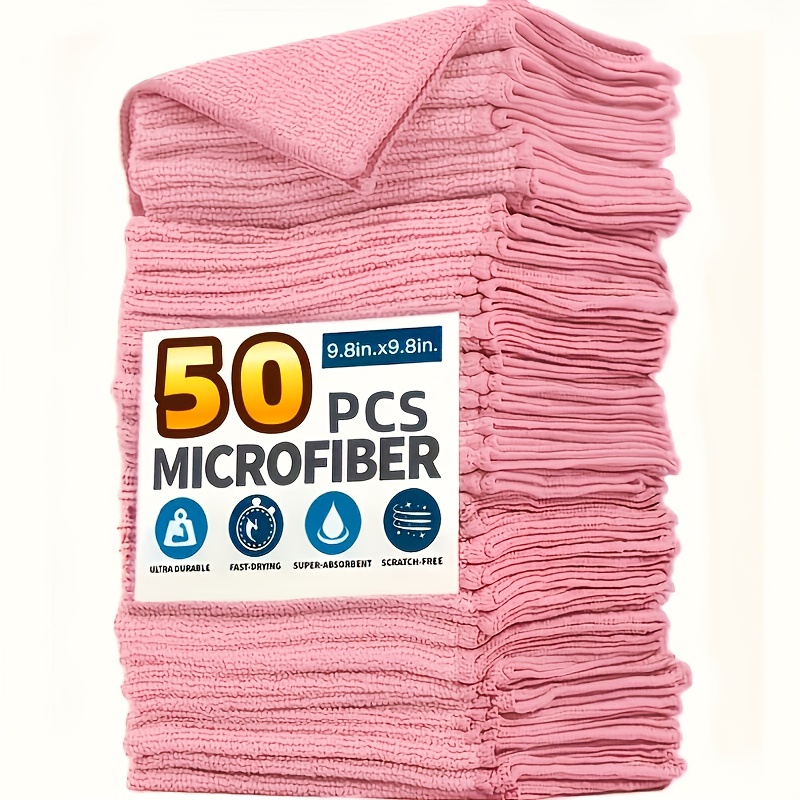 1-50Pcs Light Pink Microfiber  - огляд і ціна Home Improvement K&B Construction