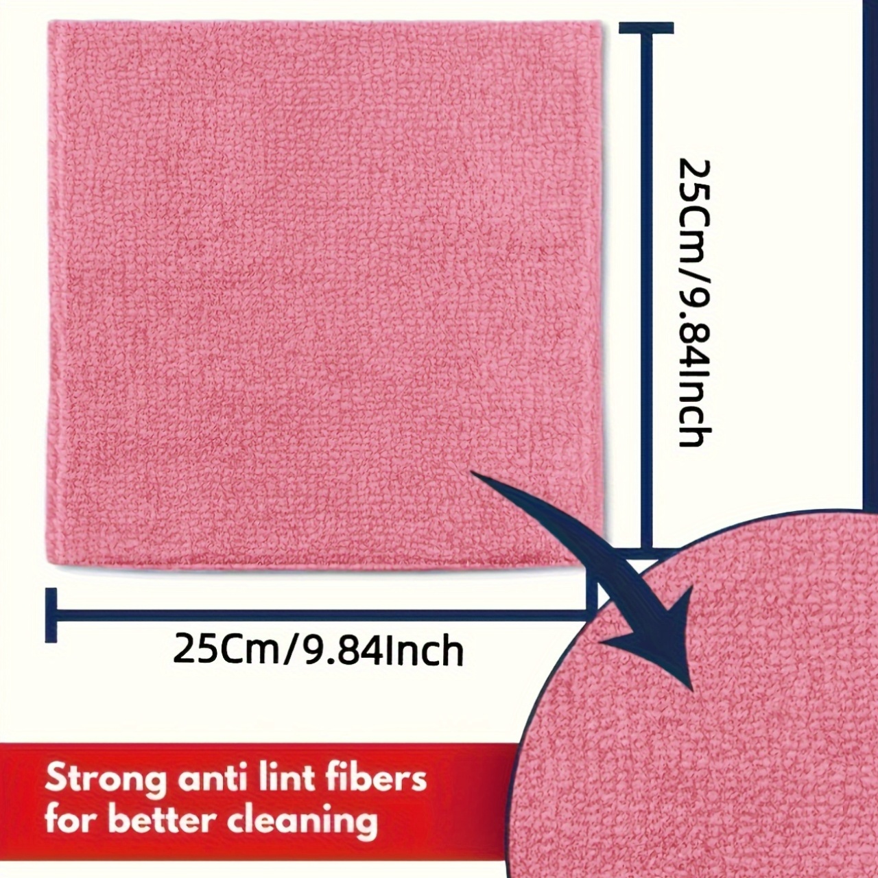 1-50Pcs Light Pink Microfiber  - огляд і ціна Home Improvement K&B Construction