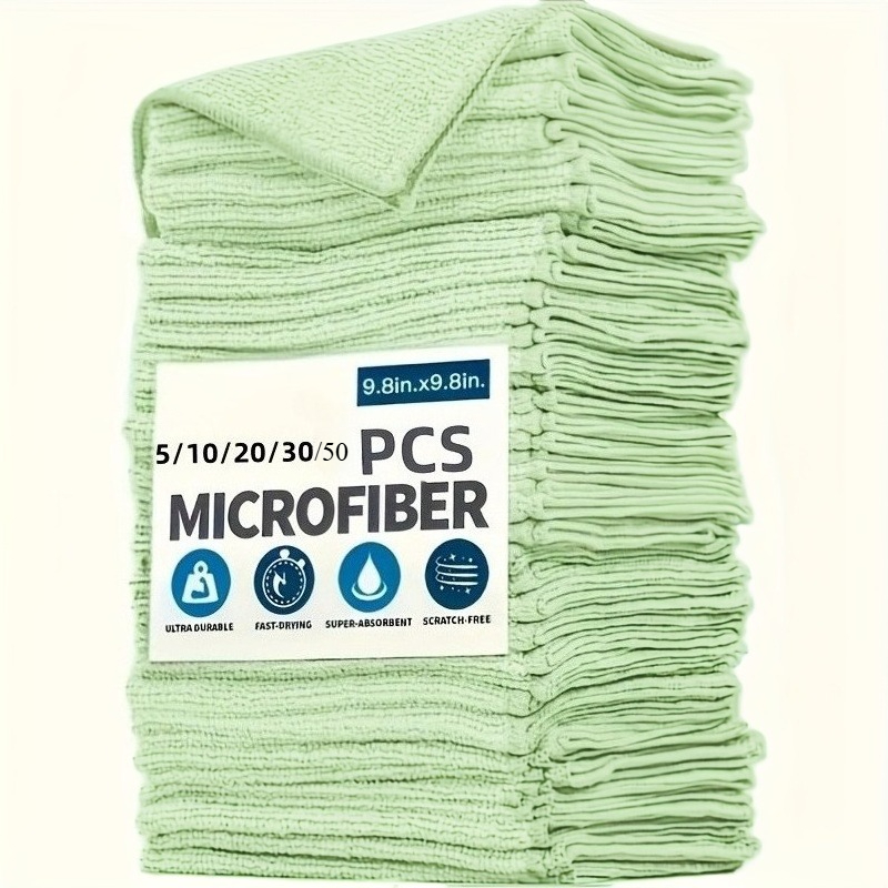 1-50Pcs Light Green Microfiber - огляд і ціна Home Improvement K&B Construction