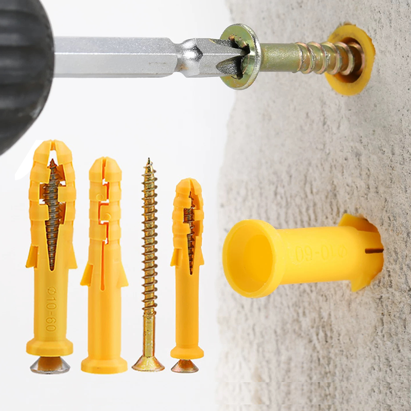 Plastic Screws & Bolts Kit Exp - огляд і ціна Drywall Anchor Screw