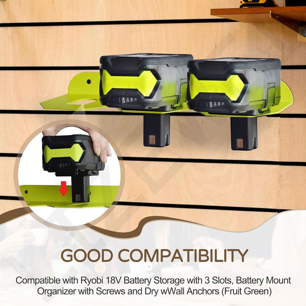 2-Piece Metal 18V Battery Wall - огляд і ціна Drywall Anchor Screw